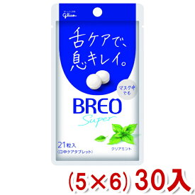 江崎グリコ ブレオ BREO SUPER クリアミント (5×6)30入 (Y60) (本州送料無料)