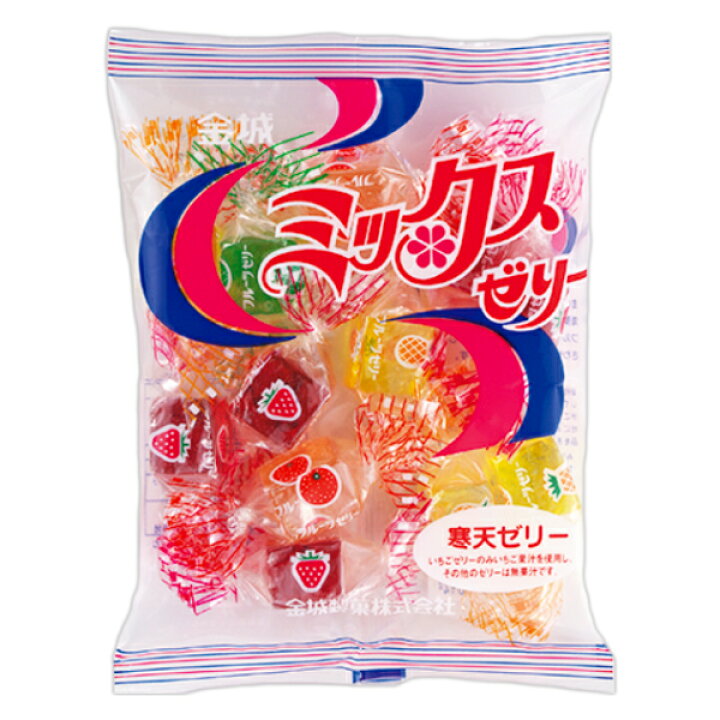 楽天市場】金城製菓 ミックスゼリー 115g×10袋入 (寒天 ゼリー お菓子 