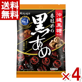 春日井 黒あめ 134g×4袋入 (ポイント消化) (CP)(賞味期限2025.3月末) (メール便全国送料無料)