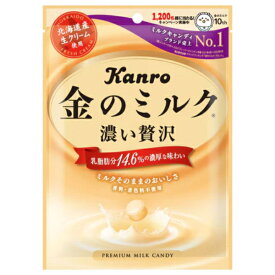 カンロ 金のミルクキャンディ 80g×6入 (飴 キャンデー まとめ買い)