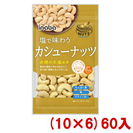 稲葉ピーナツ 塩で味わう カシューナッツ 90g (10×6)60入 (Y10) (ケース販売) (ロカボ 低糖質 糖質オフ) (本州送料無料)