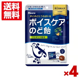 カンロ ボイスケアのど飴 個包装タイプ 70g×4袋セット (ポイント消化)(np)(賞味期限2025.12月末) (メール便全国送料無料)