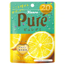 カンロ ピュレグミ レモン 56g×6入 (グミ お菓子 おやつ まとめ買い)