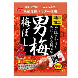ノーベル 男梅梅ぼし 52g×6入 (男梅 梅干し 梅 うめ 熱中症対策 塩分補給 個包装 おやつ ばらまき 景品 まとめ買い)