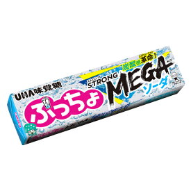 味覚糖 ぷっちょスティック ストロングメガソーダ 10粒×10入 (ぷっちょ お菓子 おやつ 景品 ソフトキャンディ)