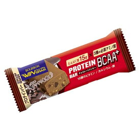 ブルボン プロテインバー BCAA＋ チョコレートクッキー 40g×9本入 (WIN GRAM ウィングラム)
