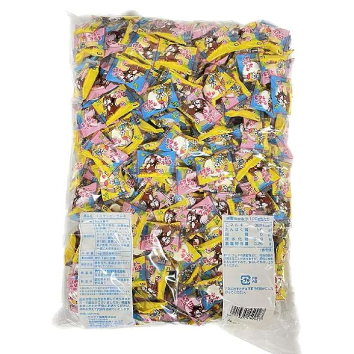 楽天市場】カクダイ製菓 ミニ クッピーラムネ 1kg × 5袋(本州送料無料 
