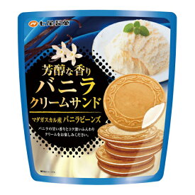 七尾製菓 クリームサンド バニラ 6枚×10入 (焼菓子 ゴーフル 個包装 バニラ お菓子 景品 まとめ買い)
