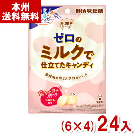 味覚糖 73g ゼロのミルクで仕立てたキャンディ (6×4)24入 (GABA ノンシュガー キャンディ 飴 お菓子) (Y80) (本州送料無料)