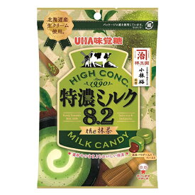 味覚糖 特濃ミルク8.2 the抹茶 70g×6入 (抹茶 チョコレート キャンディ 飴 お菓子 景品 ばらまき まとめ買い)