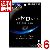味覚糖 ノンシュガー ブラックミントのど飴 75g×6袋入 (ポイント消化) (np-3) (賞味期限2027.6月末) (メ…