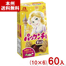 森永 43g パックンチョ チョコ (10×6)60入 (ビスケット チョコレート) (Y10)(ケース販売) (本州送料無料)