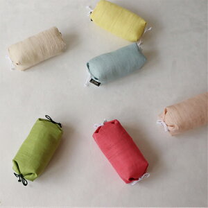 【ごろ寝やちょい寝に】本麻 たわら枕 洛中高岡屋【日本製/京都職人手仕立て/麻100%/さらりと涼しい肌ざわり】ごろ寝まくら 昼寝枕 コンパクト枕 夏用 旅館 ホテル 滞在用 おしゃれ 高