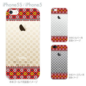 【iPhone5S】【iPhone5】【Clear Fashion】【iPhone5ケース】【カバー】【スマホケース】【クリアケース】【フラワー】【ウクライナ柄】　06-ip5s-ca0072