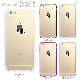 iPhone6s iPhone6 ケース バンパー カバー スマホケース クリアケース ハードケース ジアン jiang 着せ替え イラスト かわいい Clear Arts パンダ 08-ip6-f0019
