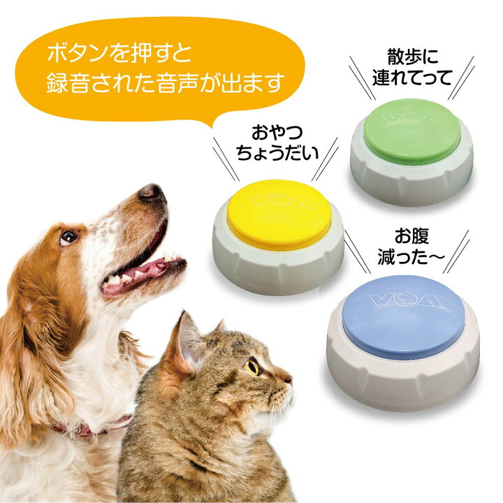 楽天市場】会話ボタン 6個セット 犬 ボタン 会話 犬の記録ボタン 