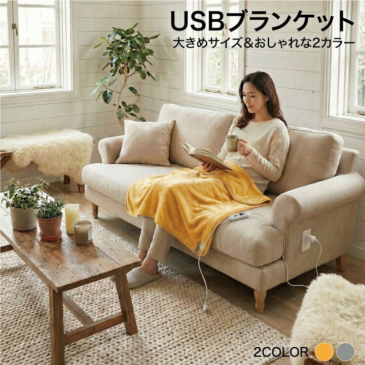 楽天市場】＼楽天ランキング1位獲得！／ usbブランケット ひざ掛け 