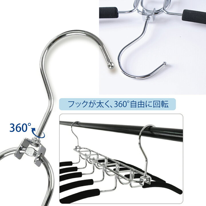 【ポイント5倍110円〜500円offクーポン配布】 ハンガー すべらない ハンガーラック 5段 ダブルフック 多機能ハンガー 省スペース 衣類ハンガー 便利グッズ magic-hg02 TK-JIANG 早川工業 フード付き衣類用ハンガー ホワイト5本、グレー5本 計10本セット 132887 〈1本あたり〉48×38×高さ2cm