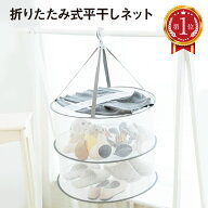 ＼楽天ランキング1位獲得！／ 平干しネット セーター 2段 密封式 物干し ネット ハンガー 折りたたみ セ…