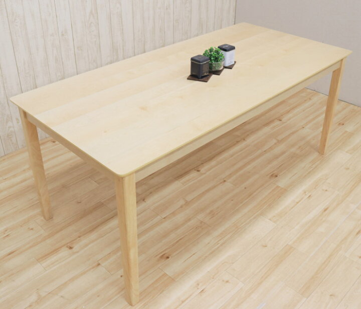 楽天市場】クリア塗装 幅170cm ダイニングテーブル meri170-360 白木 