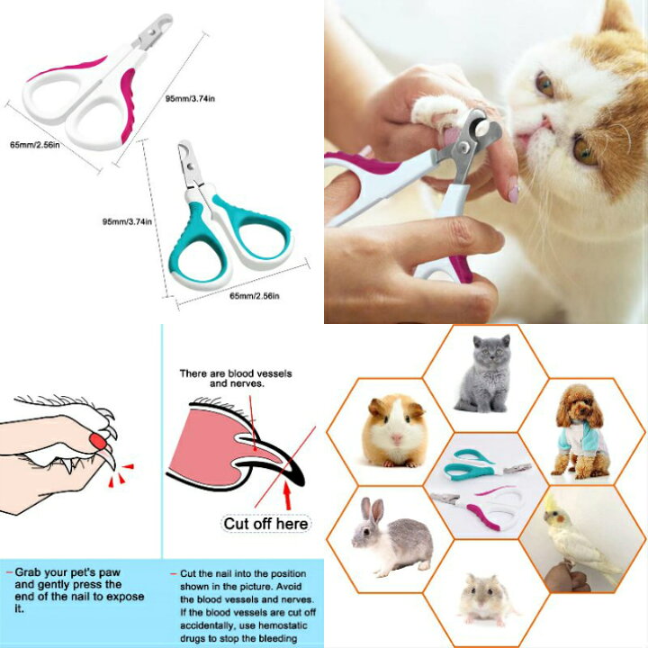 超話題新作 ペット用 爪きり 爪切り 犬猫用 ステンレス製 カーブ型 ストレート型 Dumaninho Com Br