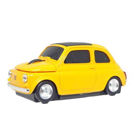 マウス 無線電池式 フィアット ヌォーヴァ500 イエロー 430056 車型マウス Fiat Nuova 500 Yellow ワイヤレス メーカー公認カーマウス 車 かわいい pc パソコン パソコン周辺機器 デザイン おしゃれ カッコイイ リアル