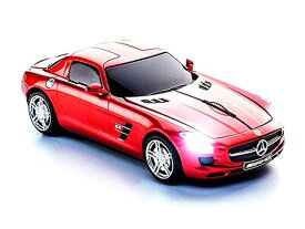 CLICK CAR MAUSEクリックカーマウスPREMIUM LINE・無線電池式/MercedesBenzメルセデスベンツ SLS AMG サファイアレッド 660257【車型マウス/ワイヤレス/メーカー公認カーマウス/車/かわいい/pc/パソコン/パソコン周辺機器/デザイン/おしゃれ/リアル/かっこいい/カッコイイ】