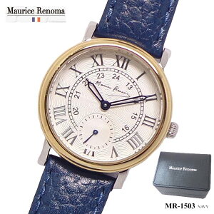 ���f�B�[�X �r���v Maurice Renoma ���[���X ���m�} MR-1503-NAVY �X���[���Z�R���h �l�C�r�[ �C�^���A�����U�[ �x���g ���[�}�����C���f�b�N�X �N���V�J���f�U�C��