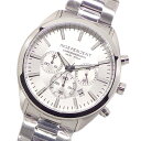 シチズン メンズ 腕時計 CITIZEN インディペンデント INDEPENDENT BR1-412-11 シルバー クロノグラフ 日付 カレンダー Date 24時間計 10BAR 10気圧防水 蓄光針 オールステンレス 無垢バンド シンプル スタイリッシュ