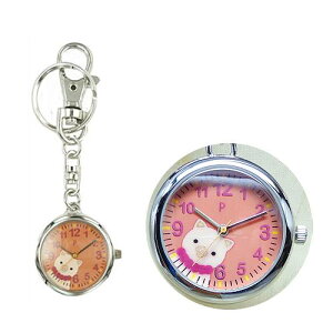 アニマル キーホルダー ハングウォッチ くま ねこ ぶた らいおん うさぎ ぱんだ かえる P-animal 時計 懐中時計 おしゃれ キーホルダー かわいい バッグチャーム レディース 便利 どうぶつ 愛ら