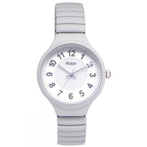 レディース 腕時計 ニッケルフリー ソーラー ウォッチ TSS-901 蓄光ダイアル アラビア数字 ジャバラ エクスパンション ベルト 電池交換不要 レディス 時計 金属アレルギー の出にくい ニッケ