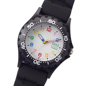 メンズ腕時計 シチズン時計 Q&Q 10気圧防水 3針 V43A-503VK ポリウレタン ベルト キューアンドキュー