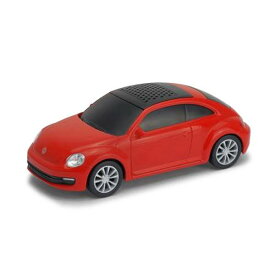 車型 Bluetooth ブルートゥース スピーカー フォルクスワーゲン ザ ビートル レッド 659537 ポータブル スピーカー ミニカー 車 くるま クルマ 自動車 リアル かわいい インテリア 音楽 オシャレ リビング オフィス Volkswagen The Beetle Red