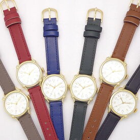 腕時計 レディース デザイン 革ウォッチ FSC109 キャッシュ 3針 ポスト投函発送 時計 レディス 日本製ムーブ 使用 シンプル かわいい 煌びやか 豪華 華やかさ