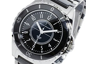 メンズ 腕時計 ソーラー電源 セラミックベルト MauroJerardi MJ041-1 マウロジェラルディ セラミック ソーラー メンズ腕時計 ブラック 電池交換不要 クォーツ 男性 ウォッチ