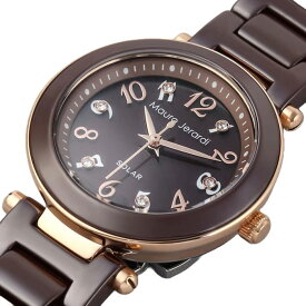 レディース 腕時計 ソーラー電源 SOLAR MauroJerardi MJ068-1 マウロジェラルディ フルセラミック ソーラーレディス 電池交換不要 クォーツ 3針 レディース 女性 ウォッチ