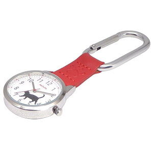 キーホルダー 時計 ハングウォッチ MKK2316 どうぶつ カラビナ 懐中時計 おしゃれ バッグチャーム キーチェーン キーホルダー 携帯時計 メンズ レディース キッズ 便利 バック取手 ベルト通し