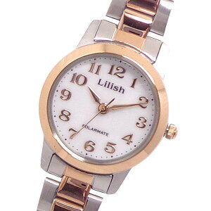 シチズン時計 リリッシュ ソーラー レディース 腕時計 Lilish E09A-500PK ソーラーメイト SOLARMATE 丸型 3針 ソーラー メタル ウォッチ 電池交換不要 スタイリッシュ かわいい エレガント 女性に 見