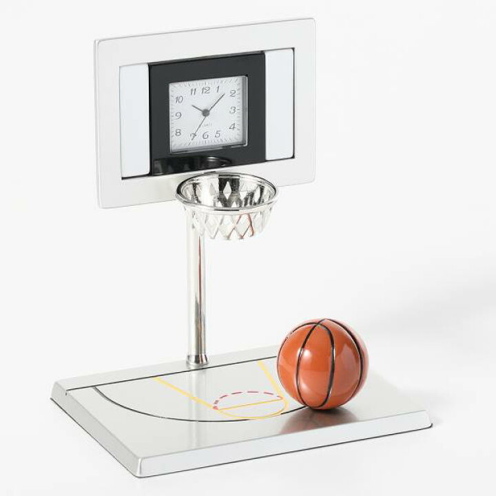楽天市場 ミニチュア 置時計 スポーツ バスケットボール ゴール ボール C3635 小さい かわいい ミニチュア雑貨 クロック コレクション 時計 ギフト プレゼント 贈り物 お祝い インテリア雑貨 バラエティ雑貨 ステーショナリー 書斎 リビング 応接室 オフィス 置物 バスケ