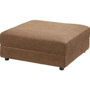 東谷 HS-441BR 家具 ソファ用オットマン イーズ ロット1 色:ブラウン ポリエステル W96×D96×H41