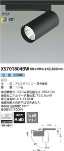 �R�C�Y�~�Ɩ� XS701804BW LED�V�����_�[�X�|�b�g���C�g X-Pro �v���O�^�C�v 3500lm�N���X HID70W���� ���F 40° �񒲌� �{�ݏƖ� �V��Ɩ�