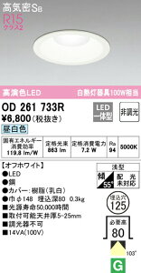 ���I�[�f���b�N OD261733R LED�x�[�X�_�E�����C�g Q�V���[�Y ���C��SB�` ��������125 ���M��100W�N���X 103°�g�U�z�� R15�����F �N���X2 �����F �񒲌� �Ɩ���� �V��Ɩ� ���j���[�A���ɍœK