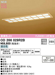 I[fbN OD266029R2B LEDax[XCg R15F NX2 FLR40W×2 V䖄 F 񒲌 Ɩ a VƖ