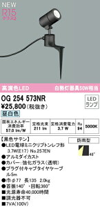 �I�[�f���b�N OG254573NR �G�N�X�e���A LED�X�|�b�g���C�g ���M�����50W���� �X�p�C�N�� �����FR15 �N���X2 �����F �񒲌� �h�J�^ �Ɩ���� �A�E�g�h�A���C�g