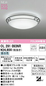 �I�[�f���b�N OL291093NR LED�V�[�����O���C�g R15�����F �N���X2 FCL30W���� �����F �񒲌� �Ɩ���� �V��Ɩ� ���֗p