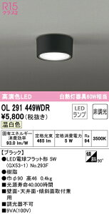 I[fbN OL291449WDR LED^V[OCg R15F M60W F 񒲌 Ɩ  L VƖ Ǖt uPbg