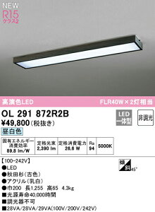 I[fbN OL291872R2B LEDax[XCg R15F NX2 FLR40W×2 V䒼t F 񒲌 Ɩ a VƖ