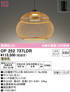 I[fbN OP252737LDR LEDay_gCg R15F made in NIPPON x͒|؍׍H dF 񒲌 M100W Ɩ VƖ ݉ a _CjO H