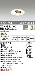 �I�[�f���b�N XD603123HC LED���j�o�[�T���_�E�����C�g�i�����a�j MINIMUM�i�~�j�}���j COB�^�C�v ������75 �ʑ����䒲�� �d���F 24° C1000 JR12V-50W�N���X �Ɩ���� ���H�X�p �V��Ɩ�