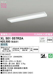 I[fbN XL501057R2A LEDx[XCg LED-LINE R15F NX2 t^ {bNX^Cv 40` 4000lm^Cv FLR40W×2 񒲌 F6500K Ɩ ǖʁEVʁEXΖʎtp X܁E{